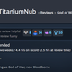 Steam review for God of War on PC reading "now Bloodborne"